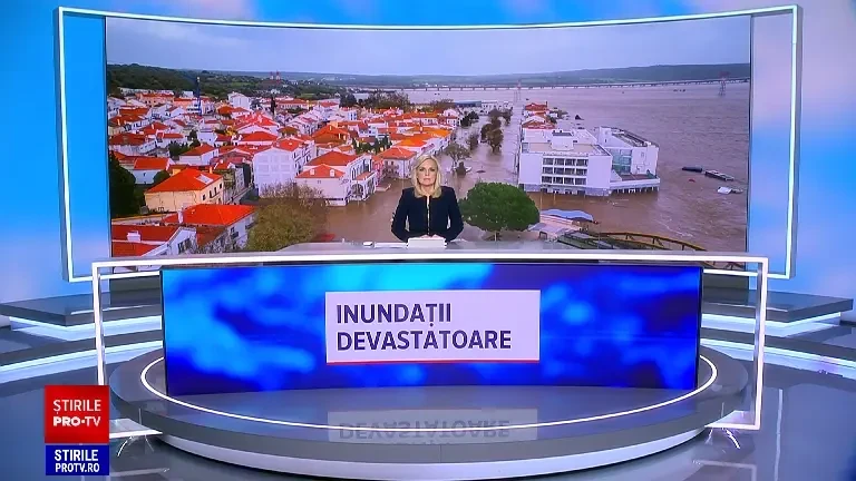 E prăpăd din cauza furtunilor și ploilor, în Spania și Portugalia. S-au amânat alegerile și e pericol de alunecări de teren